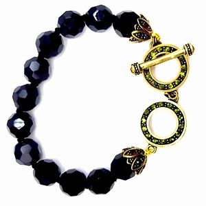 HEIDI DAUS Jet Black Crystal Bracelet
- Swarovski Crystal Toggle Closure #2